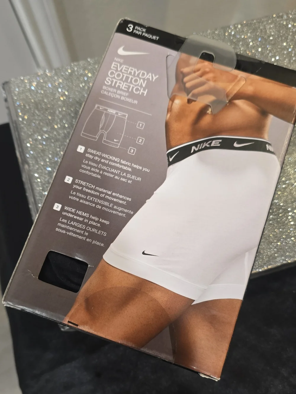 Nike Everyday Cotton Stretch Boxer Brief- 3-PK